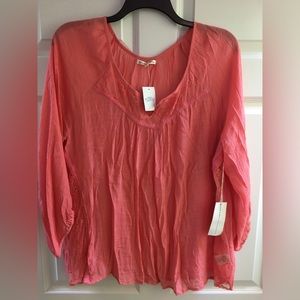 Truly 4 You Woman’s Embroidered Top Size XXL NWT
